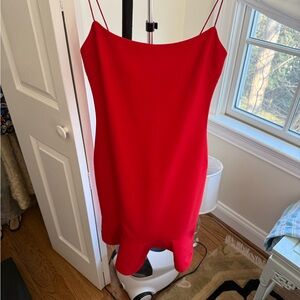 Likely Strapless Red Dress
